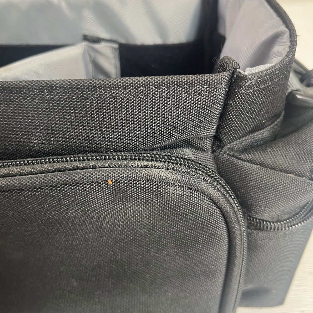 Canon Camera Bag Unisex OS Black Canvas Messenger Shoulder Strap Padded - Picture 10 of 10